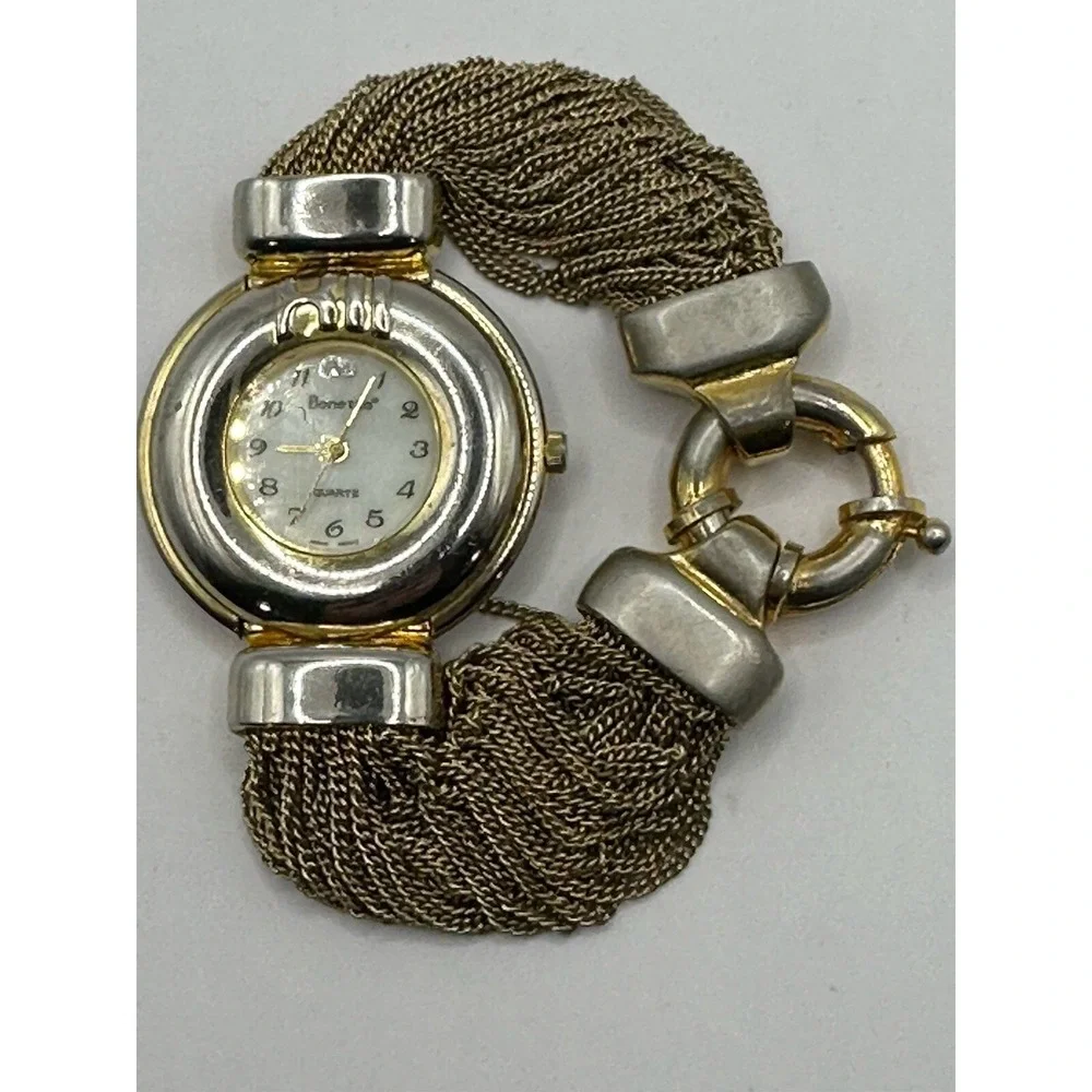 Bonetto Womens Watch Vintage New Battery‎ 35MM 7